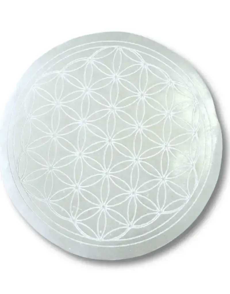 Selenite Flower of Life - SEL-SLFL33