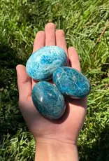 Blue Apatite Palm Stone Sm