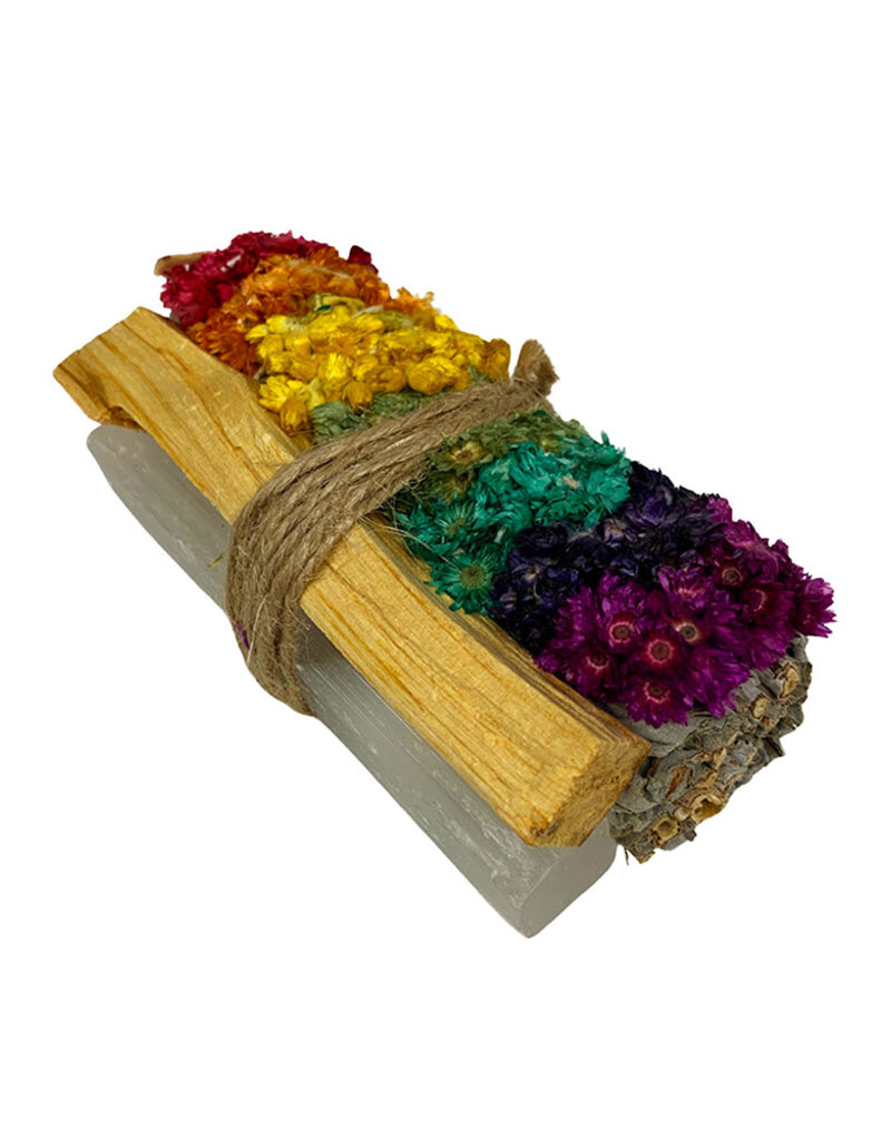 Sage - Chakra Selenite Bundle- SB-CH