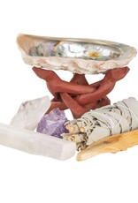 Kit - Unburden - Selenite, Clear Quartz, Citrine, Amethyst, Abalone Shell, Stand, Sage, and Palo Santo -  CK112