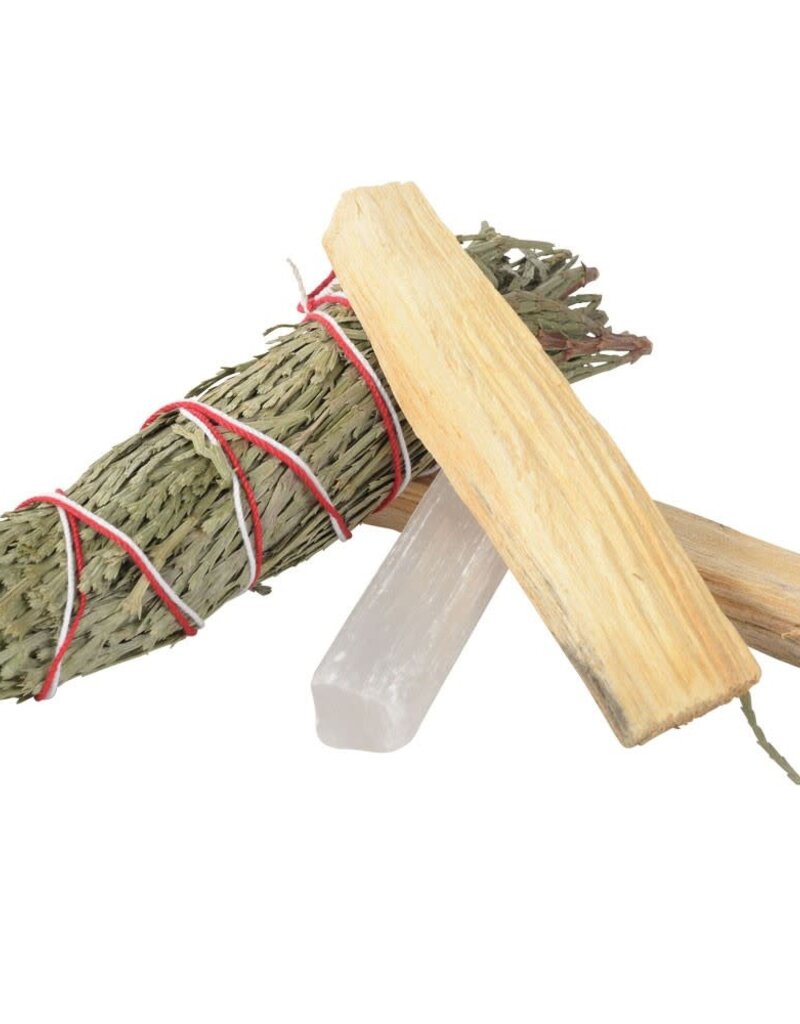 Kit - Peace, Harmony, Clarity Kit - Cedar, Selenite, Palo Santo - CK118