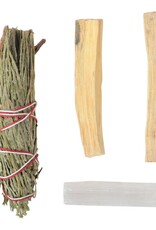 Kit - Peace, Harmony, Clarity Kit - Cedar, Selenite, Palo Santo - CK118