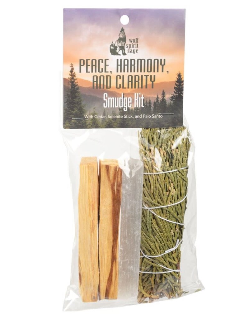 Kit - Peace, Harmony, Clarity Kit - Cedar, Selenite, Palo Santo - CK118