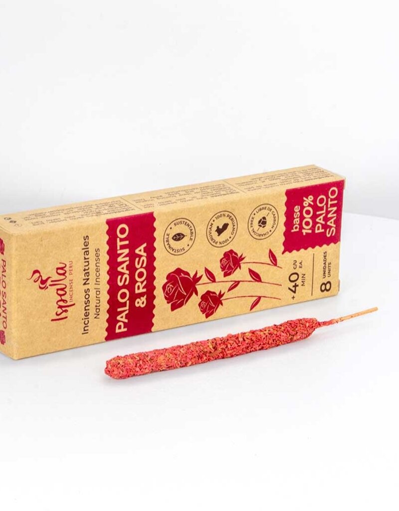 Incense - Ispalla Natural Palo Santo & Rose - 73167