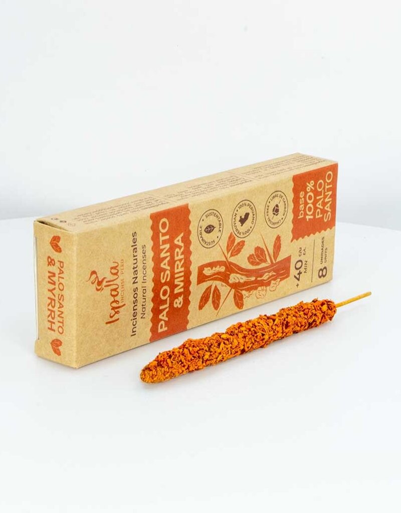 Incense - Ispalla Natural Palo Santo & Myrrh- 73168