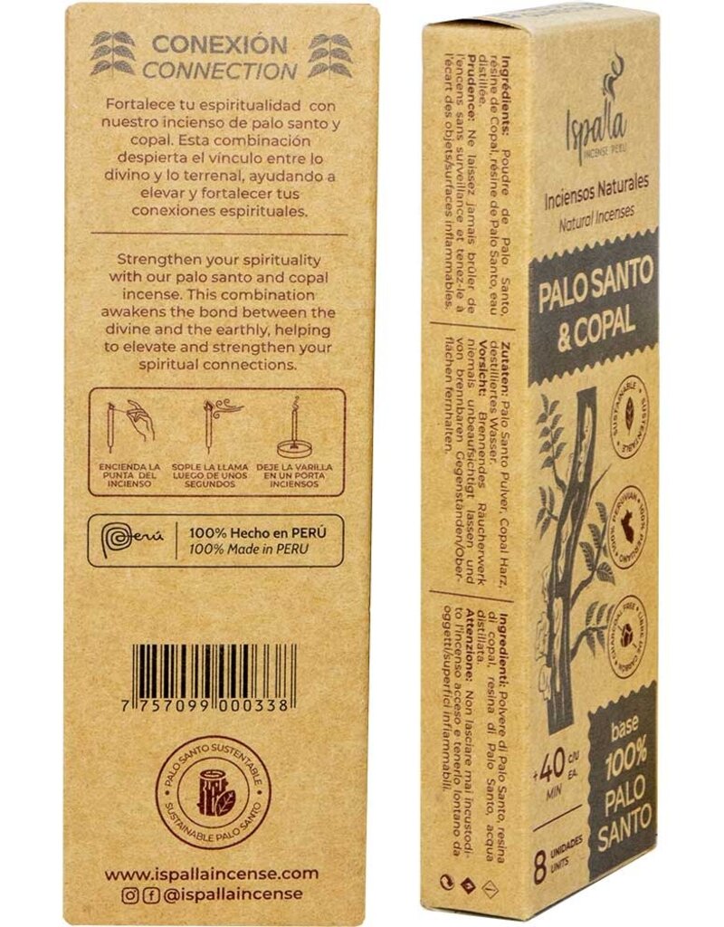 Ispalla Natural Palo Santo & Copal Incense