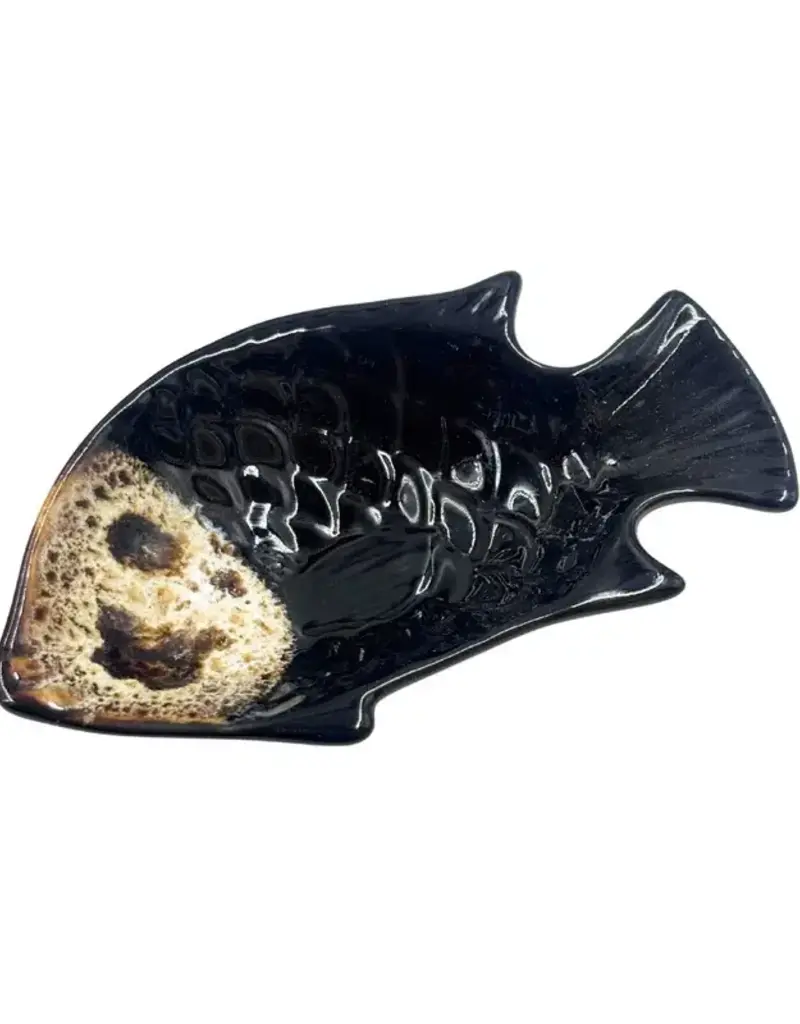 Ceramic Fish Trinket Dish - Assorted