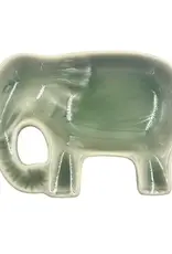 Ceramic Elephant Trinket Dish - Assorted