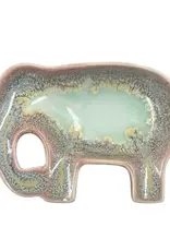 Ceramic Elephant Trinket Dish - Assorted