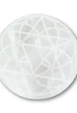 Selenite Lotus Charging Plate