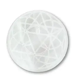 Selenite Lotus Charging Plate