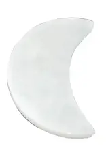 Selenite - Half Moon Plain Coaster - SEL-SHMP21