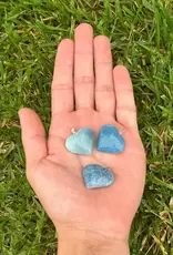 Heart Pendant - Angel Blue Quartz - HP-ABQHP21