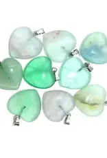 Heart Pendant - Fluorite