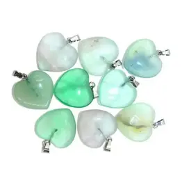 Heart Pendant - Fluorite