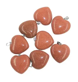 Heart Pendant - Goldstone