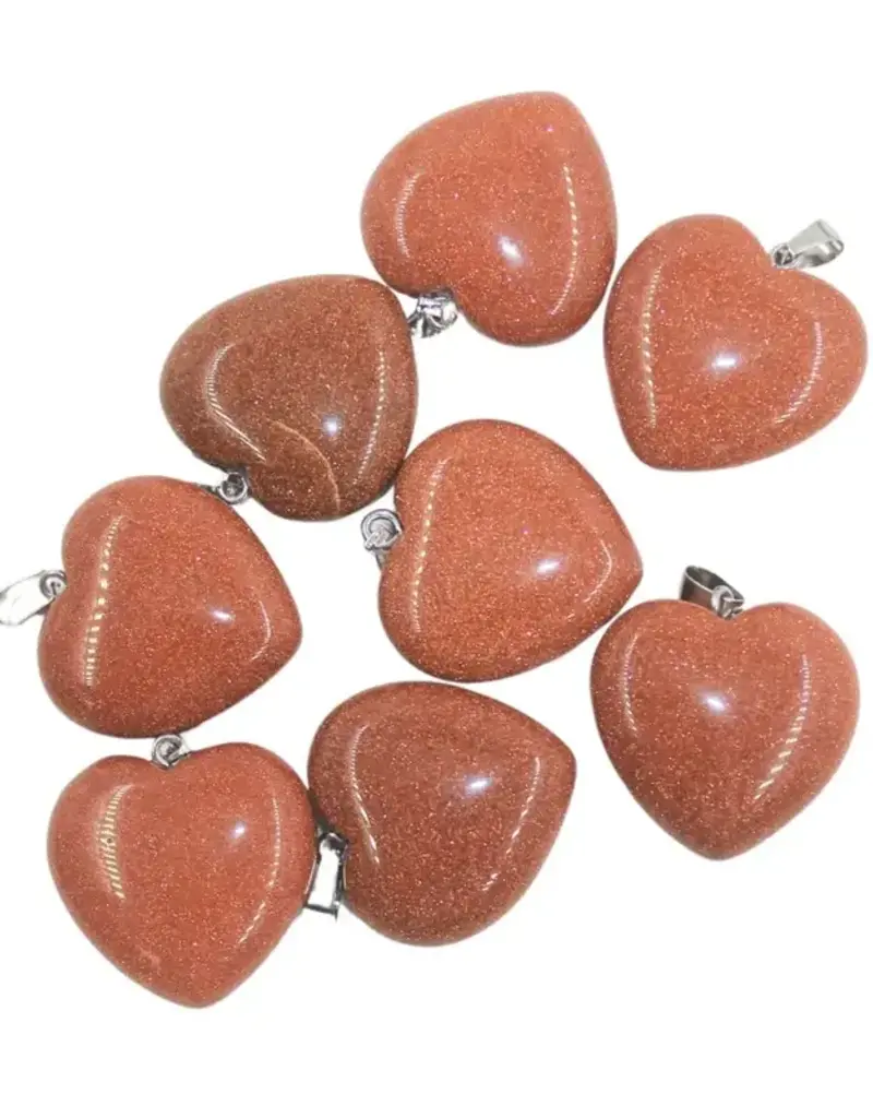 Heart Pendant - Goldstone