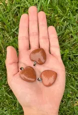 Heart Pendant - Goldstone