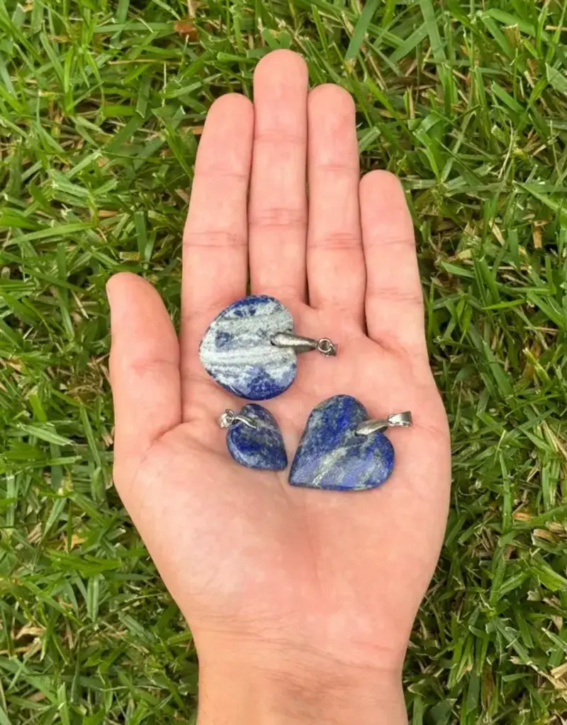 Heart Pendant - Lapis Lazuli