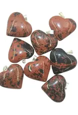 Heart Pendant - Mahogany Obsidian
