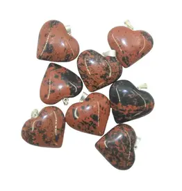 Heart Pendant - Mahogany Obsidian