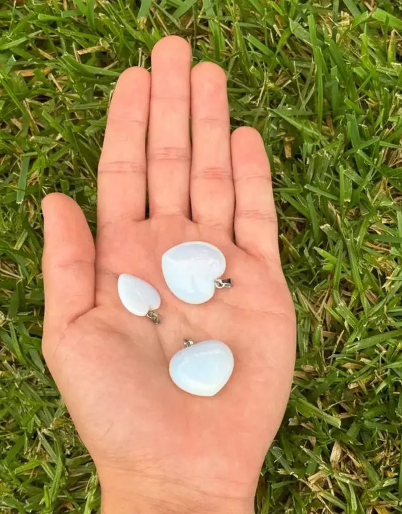 Heart Pendant - Opalite - HP-OHP