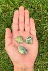 Heart Pendant - Olive Serpentine