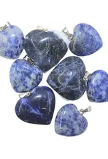 Heart Pendant - Sodalite