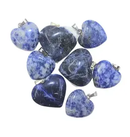 Heart Pendant - Sodalite