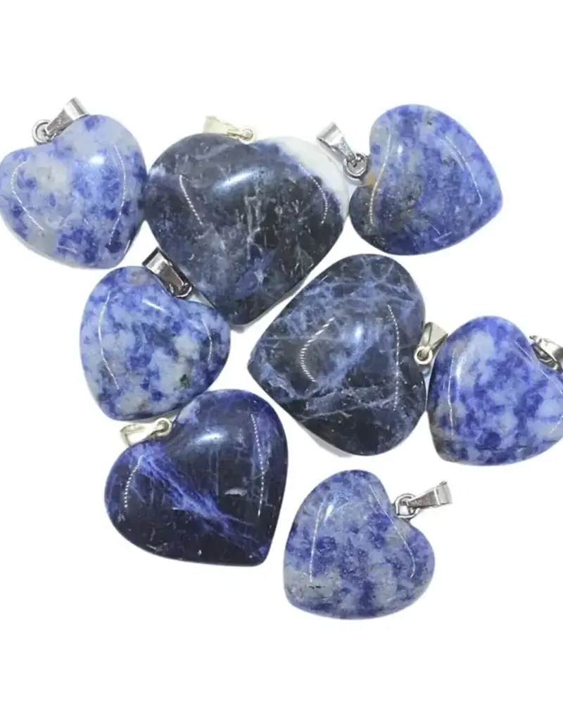 Heart Pendant - Sodalite