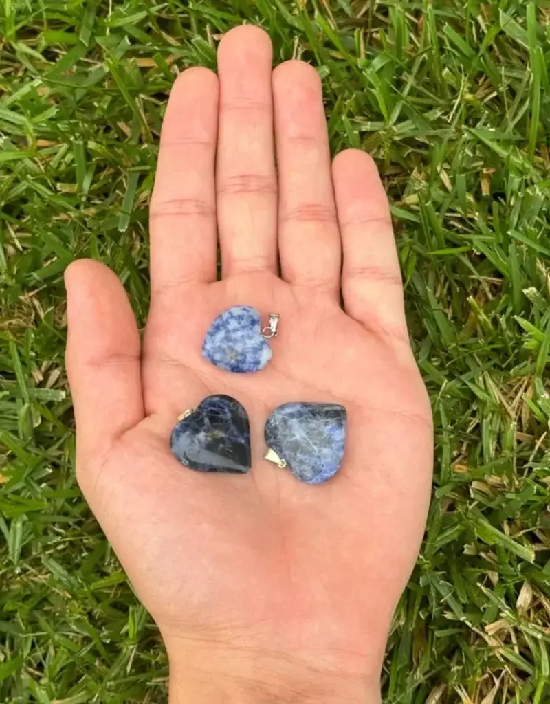Heart Pendant - Sodalite