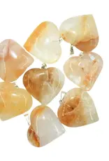 Heart Pendant - Citrine