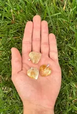 Heart Pendant - Citrine