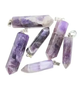 Point Pendant - Amethyst