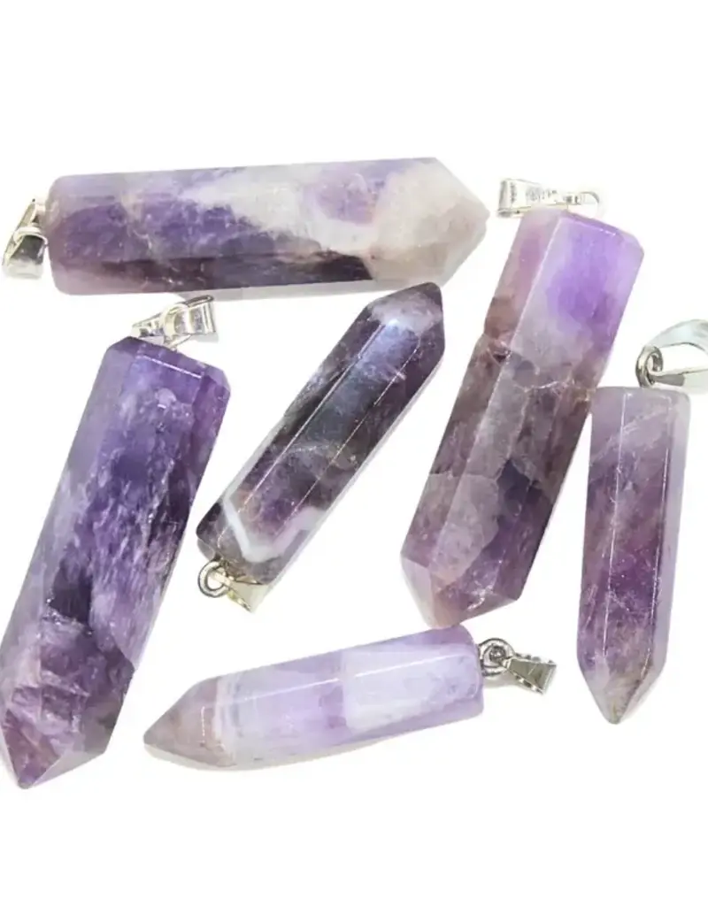 Point Pendant - Amethyst