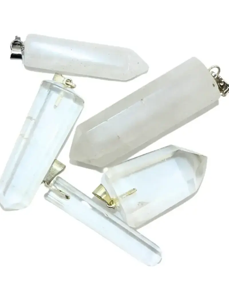 Point Pendant - Clear Quartz