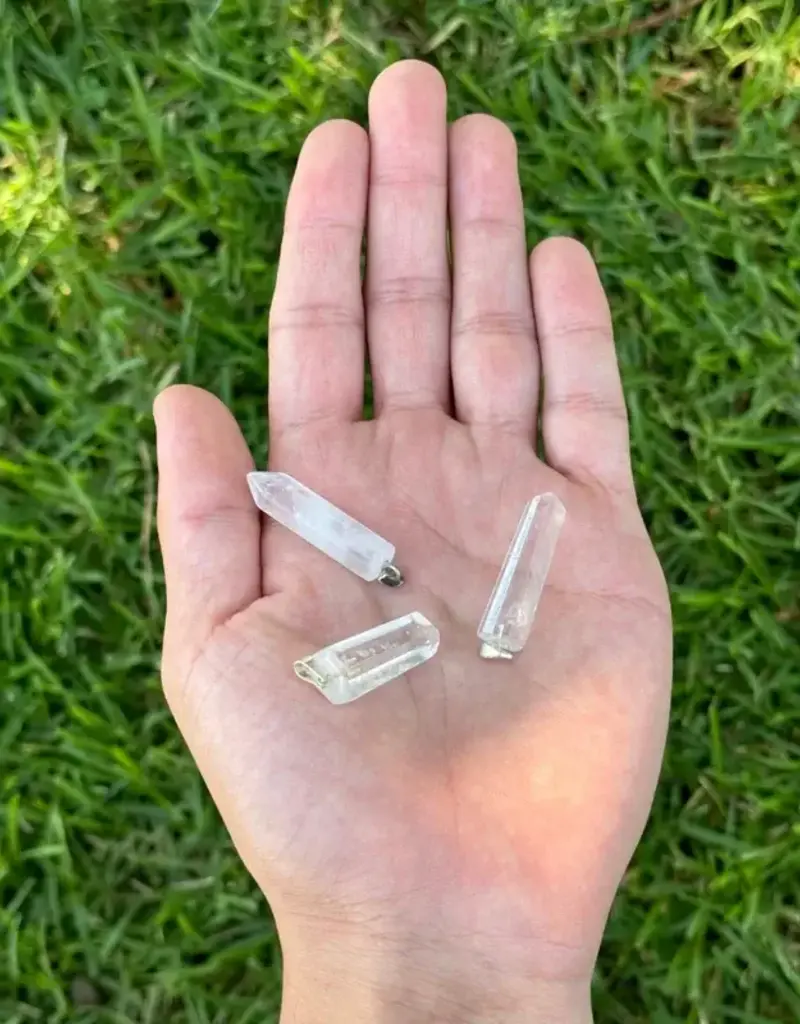 Point Pendant - Clear Quartz- PP-CQP11