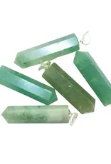 Point Pendant - Green Aventurine