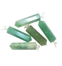 Point Pendant - Green Aventurine