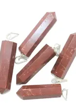 Point Pendant - Red Jasper