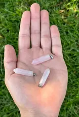 Point Pendant - Rose Quartz- PP-RQP11