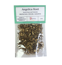 Herb- Angelica Root, Cut & Sifted, Organic- 381
