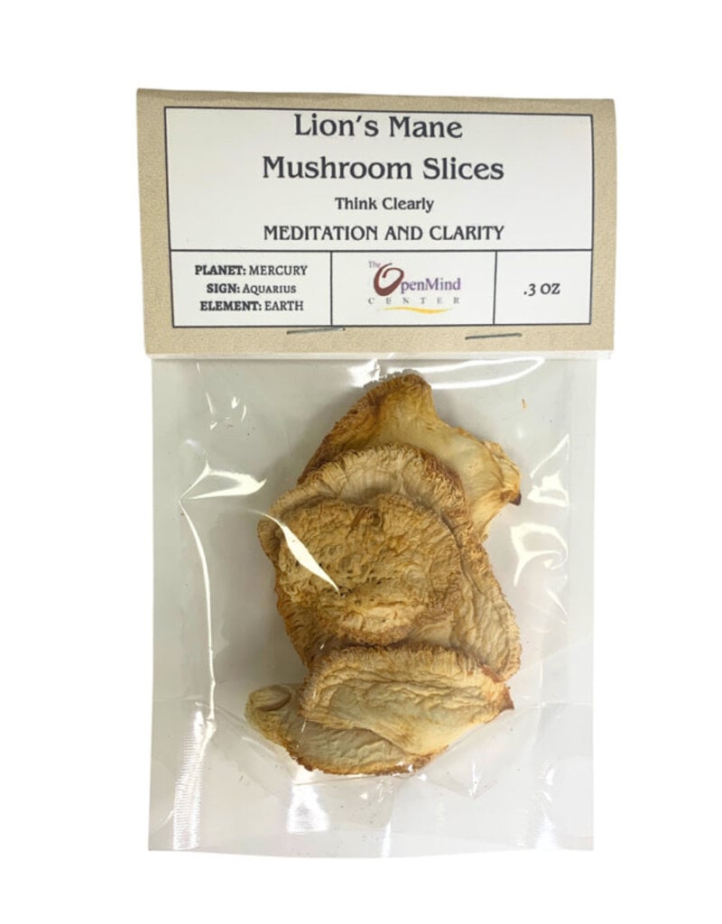 Herb- Lion's Mane Mushroom Slices, Org.-  50416