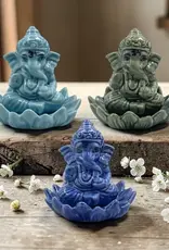 Ganesh Ceramic Incense Holder - Assorted - IBHC-GA