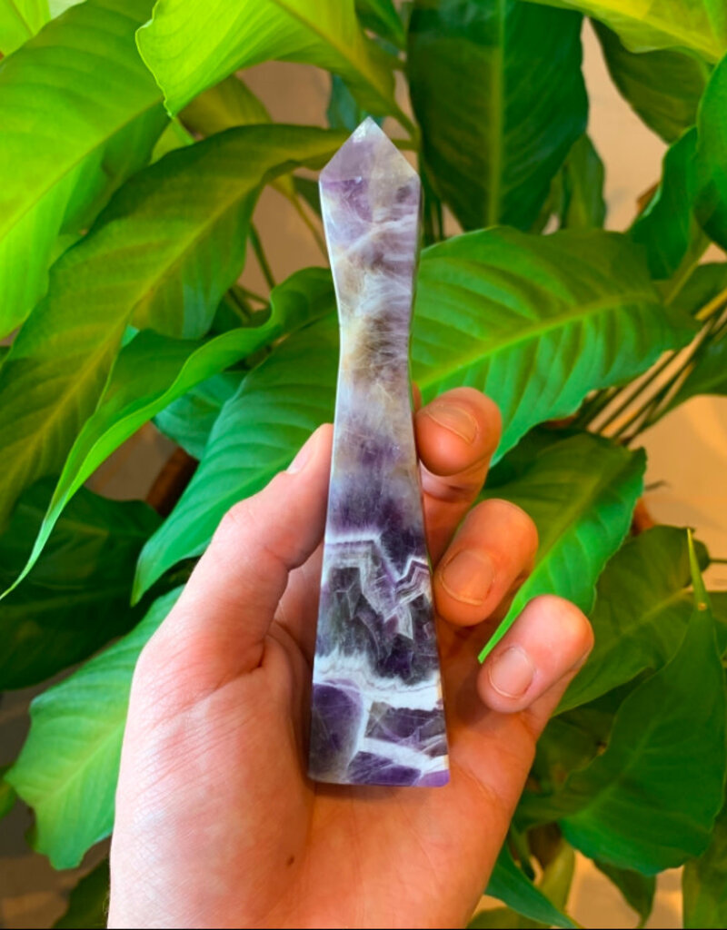 Banded Amethyst Obelisk