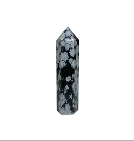 Snowflake Obsidian Point
