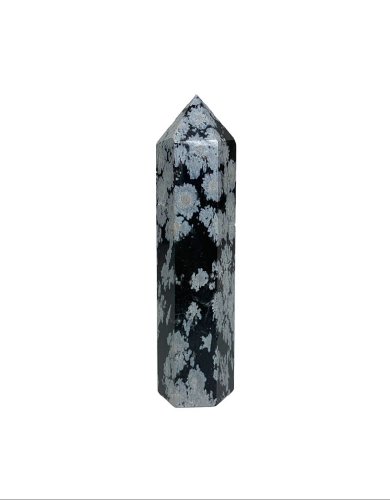 Snowflake Obsidian Point