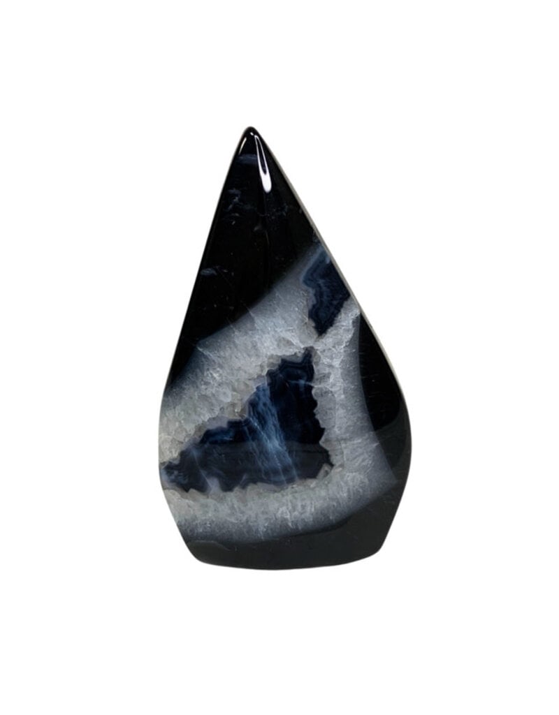 Black Banded Agate Flame