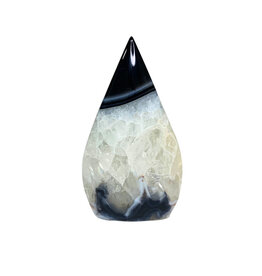 Black Banded Agate Flame - 2