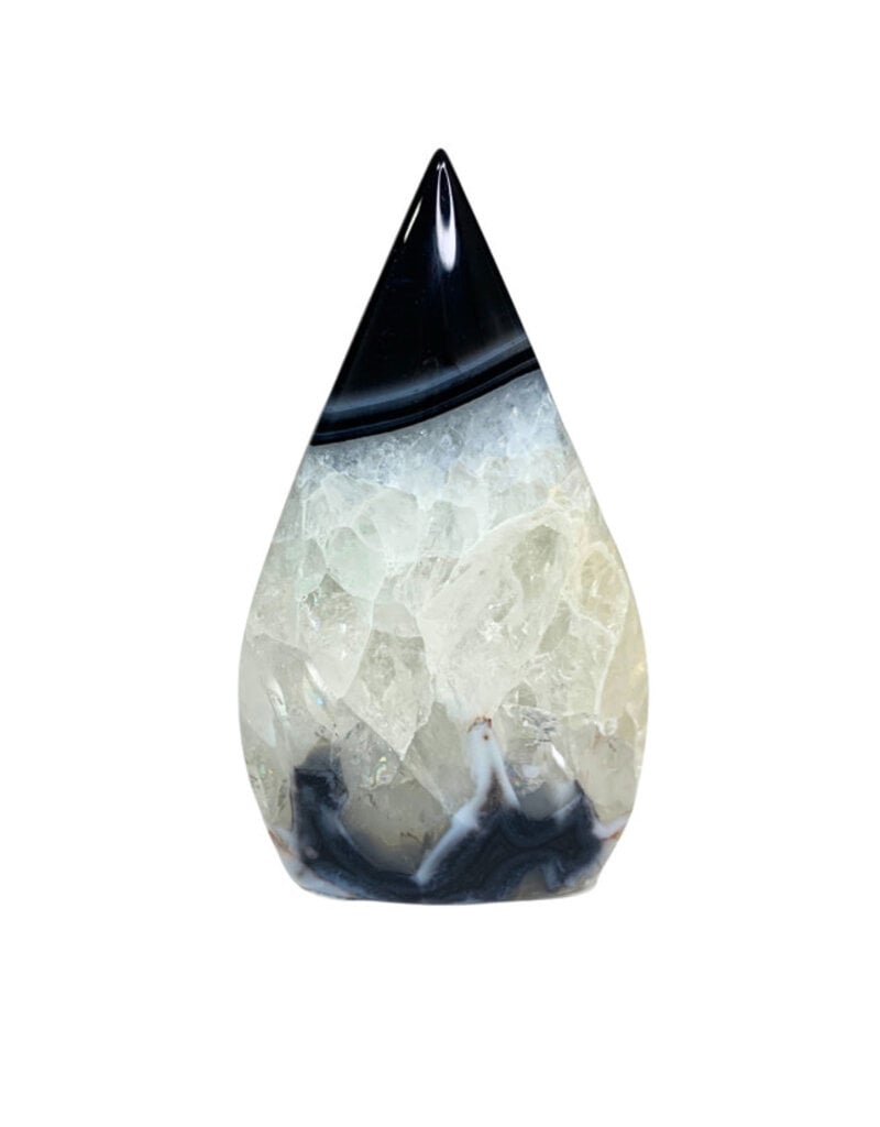 Black Banded Agate Flame - 2